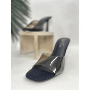 Wild Pair Women's Luuna Slide Dress Sandals - Black 8.5W